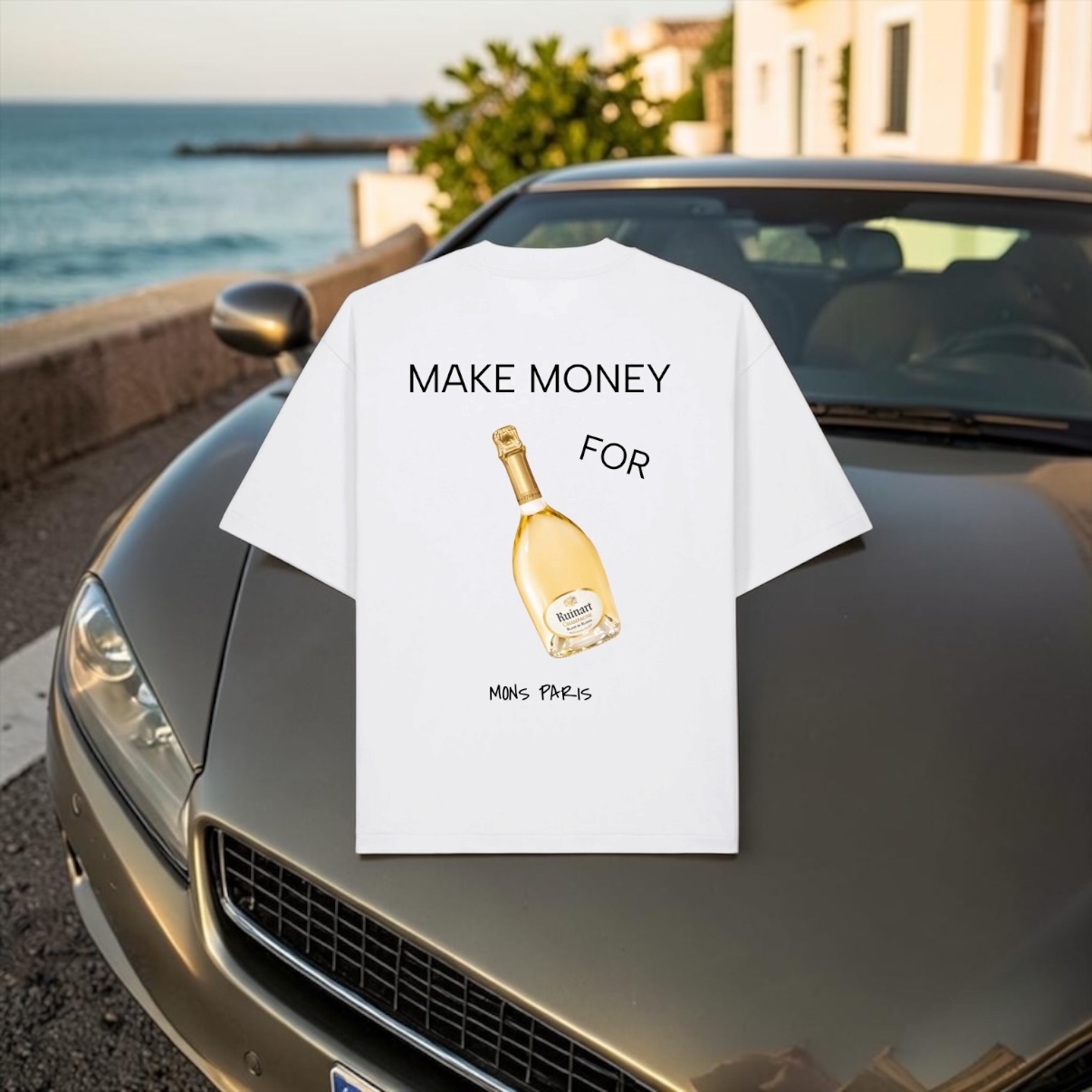 T-shirt MAKE MONEY FOR CHAMPAGNE